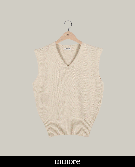 [당일발송][mmore] Bowl cotton vest