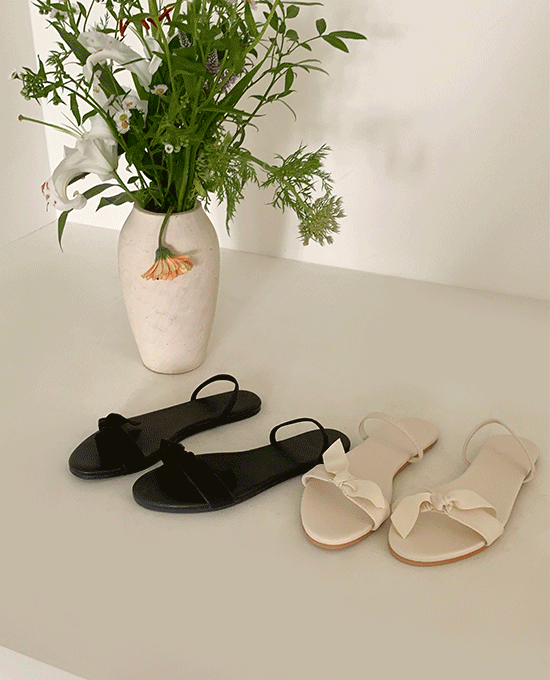 [얼리썸머세일] 솔브 리본 샌들 (shoes)(0.5cm)